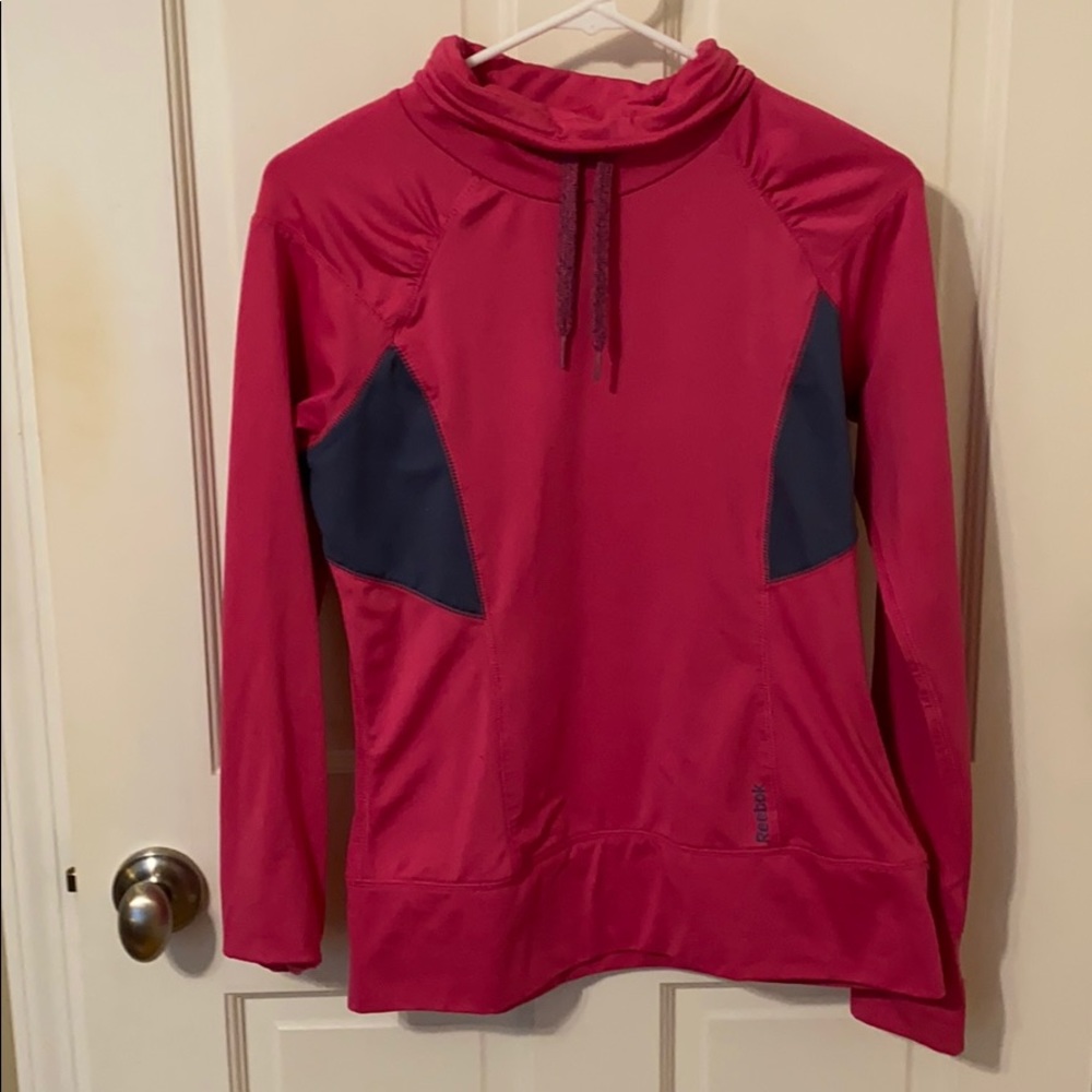 Reebok pink athletic pullover